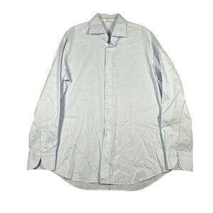 SUITSUPPLY Traveller Slim Fit Formal Shirt Men's 46 / 18‎ Button Up Blue
